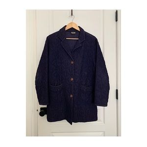 Vintage QUILTED corduroy Jacket